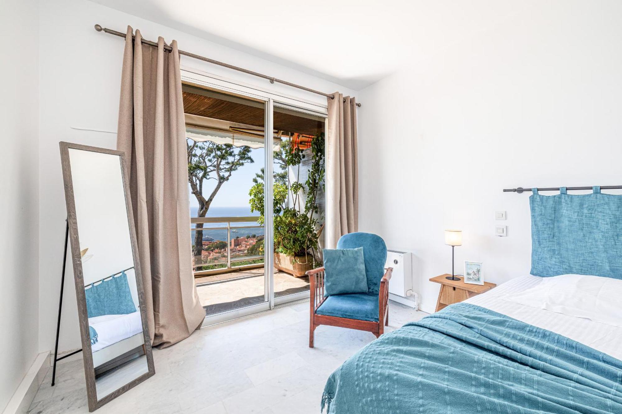 Extraordinary Sea View - 1 Bdr With Ac Lägenhet Villefranche-sur-Mer Exteriör bild