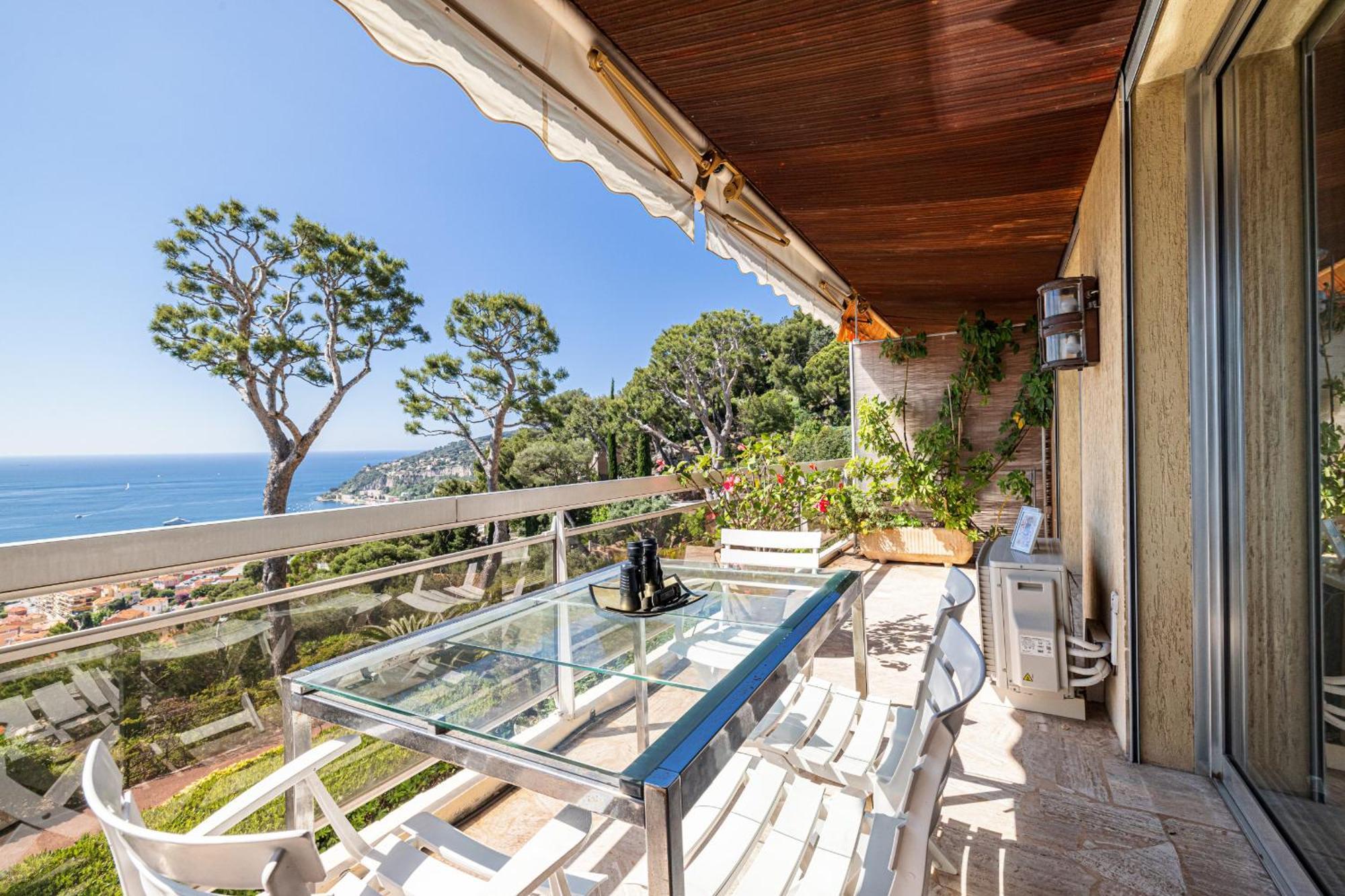 Extraordinary Sea View - 1 Bdr With Ac Lägenhet Villefranche-sur-Mer Exteriör bild