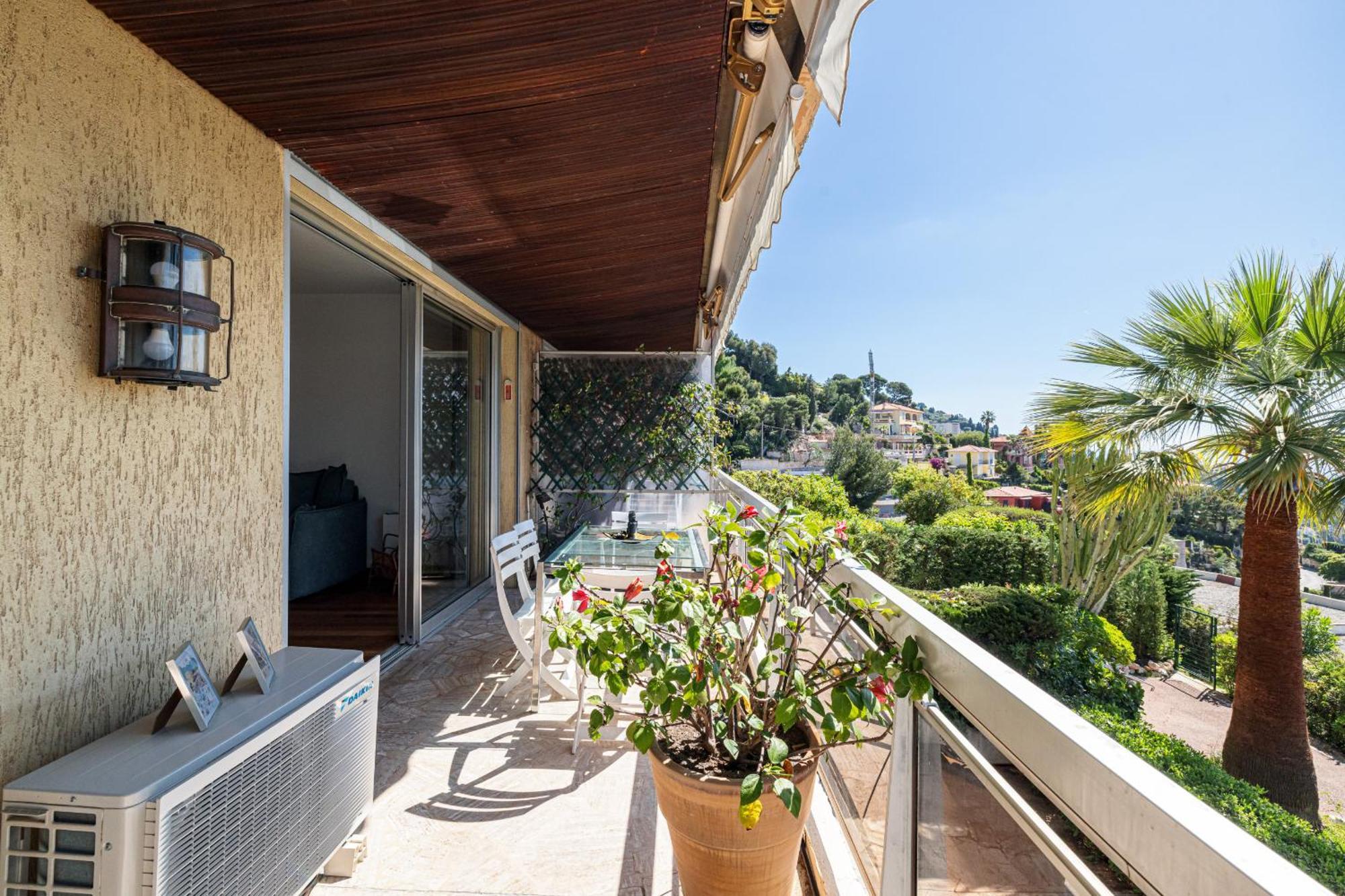 Extraordinary Sea View - 1 Bdr With Ac Lägenhet Villefranche-sur-Mer Exteriör bild